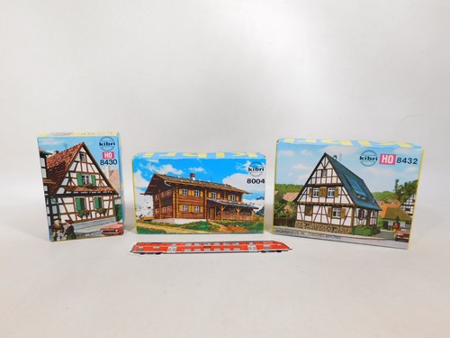 Kibri 87 house kit - 3x,